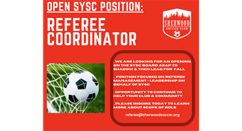 Referee Coordinator Position