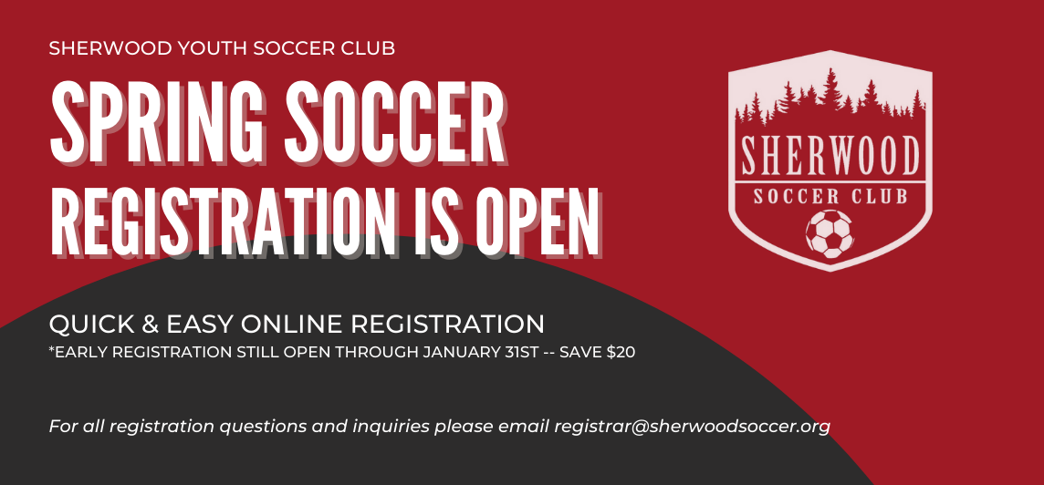 Spring Soccer Registration Is Open