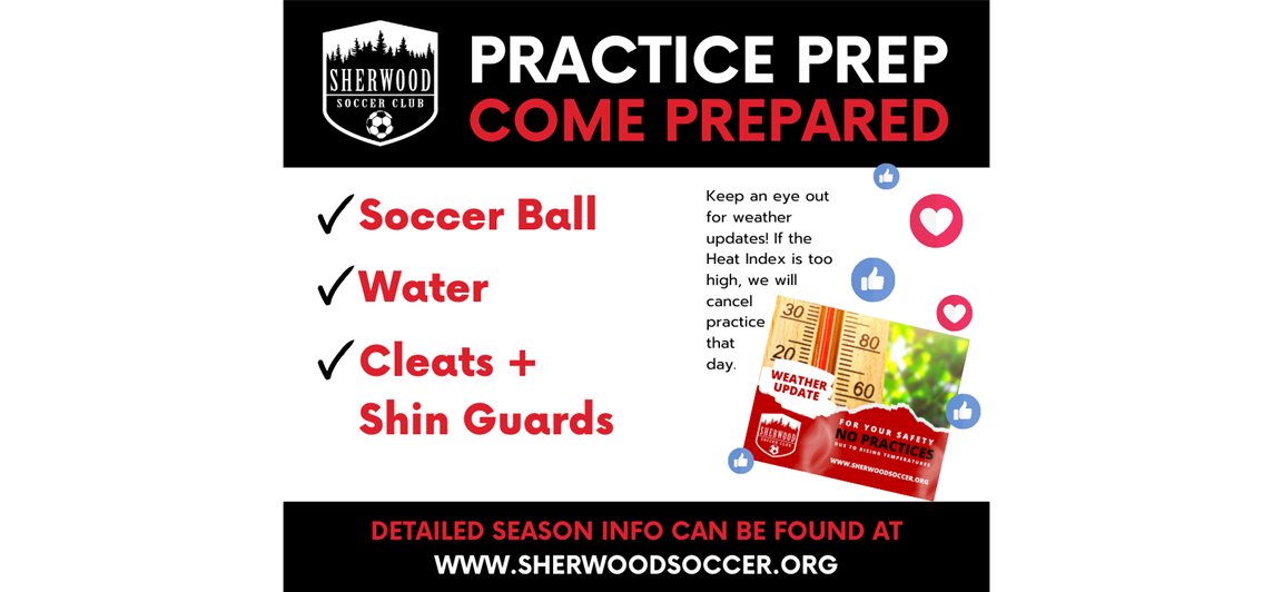 Come prepared to practice!