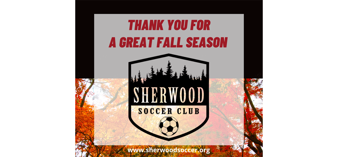 Thanks for a great fall season!