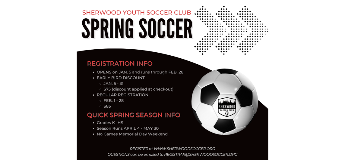 Spring soccer info