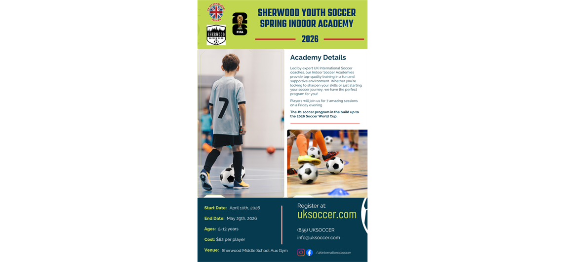 UK Soccer Spring indoor Academy